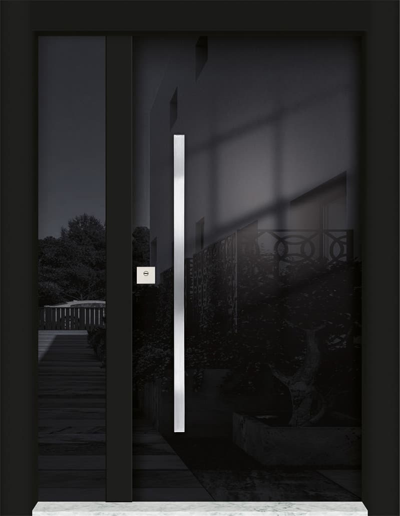 Black Modern Luxury Villa Door