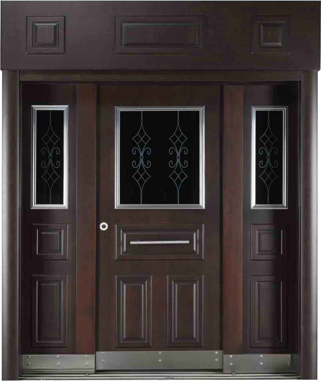 Luxury Wooden Private Villa Door